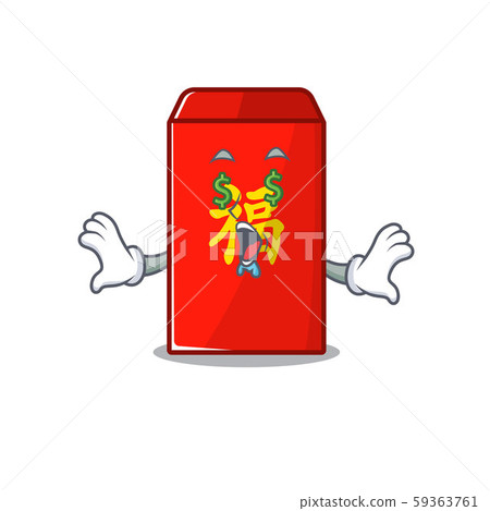 money eye red envelope cartoon in the mascot money eye red envelope cartoon in the mascot 59363761