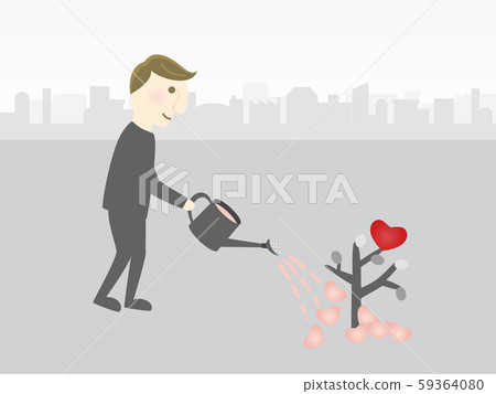 A man who loves and nurtures the heart, the heart 10 A man who loves and nurtures the heart, the heart 10 59364080