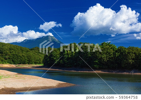 鳥取縣、大山的夏日風景 59364758