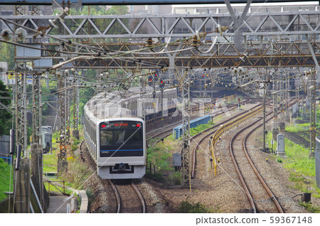 Trains traveling around Shinyurigaoka Station Trains traveling around Shinyurigaoka Station 59367148