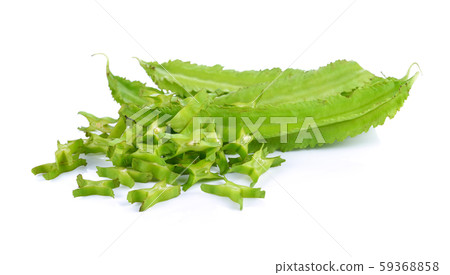 winged bean on white background winged bean on white background 59368858