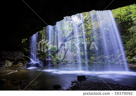 Kobagatsu Falls too beautiful in Oguni Town, Kumamoto Prefecture 59370092