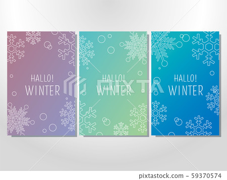 Christmas season card design template snowflake Christmas season card design template snowflake 59370574