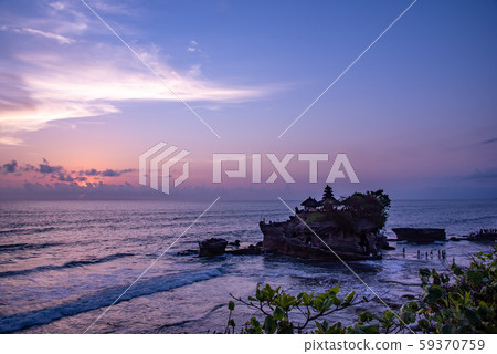 Bali, Indonesia, Tanah Lot Temple at sunset Bali, Indonesia, Tanah Lot Temple at sunset 59370759