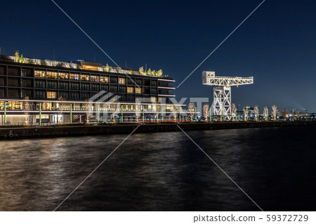 Night view of Yokohama Hammerhead 59372729