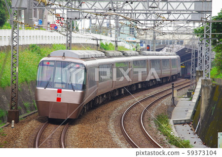 Romancecar traveling around Shinyurigaoka Station Romancecar traveling around Shinyurigaoka Station 59373104