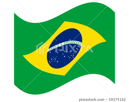 Flag of Brazil Vector illustration eps 10 59375182