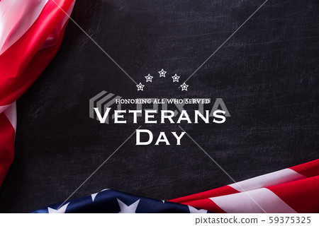 Happy Veterans Day. American flags veterans Happy Veterans Day. American flags veterans 59375325