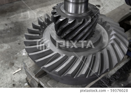 gear mechanical parts are in the workshop 59376028