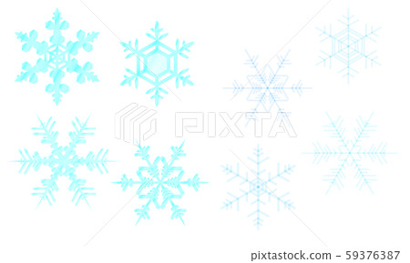 雪晶插圖集(8種) 雪晶插圖集(8種) 59376387