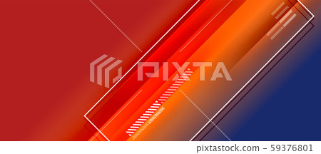 Trendy simple fluid color gradient abstract background with dynamic straight shadow line effect 59376801