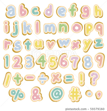 Cookie alphabet 59379160