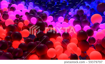 beautiful shiny balls of different colors and sizes completely cover the surface. Some spheres glow beautiful shiny balls of different colors and sizes completely cover the surface. Some spheres glow 59379797