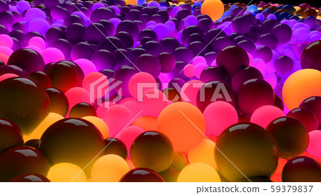 beautiful shiny balls of different colors and sizes completely cover the surface. Some spheres glow beautiful shiny balls of different colors and sizes completely cover the surface. Some spheres glow 59379837