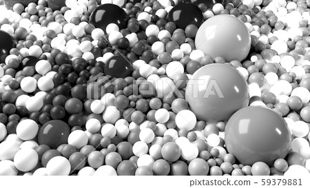beautiful shiny balls of different colors and sizes completely cover the surface. Some spheres glow beautiful shiny balls of different colors and sizes completely cover the surface. Some spheres glow 59379881