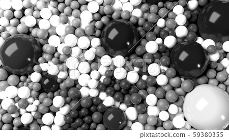 beautiful shiny balls of different colors and sizes completely cover the surface. Some spheres glow beautiful shiny balls of different colors and sizes completely cover the surface. Some spheres glow 59380355