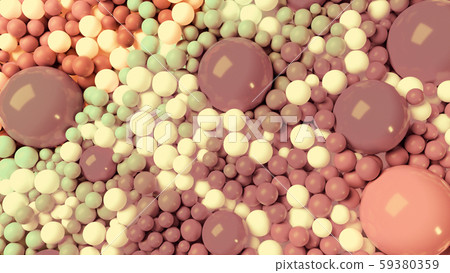 beautiful shiny balls of different colors and sizes completely cover the surface. Some spheres glow beautiful shiny balls of different colors and sizes completely cover the surface. Some spheres glow 59380359