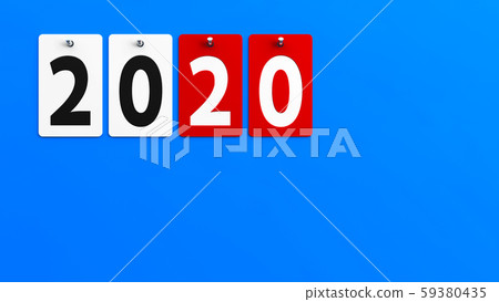 Plates 2020 on blue wall #2 59380435