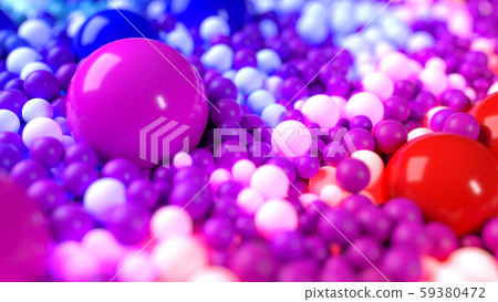 beautiful shiny balls of different colors and sizes completely cover the surface. Some spheres glow beautiful shiny balls of different colors and sizes completely cover the surface. Some spheres glow 59380472