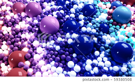 beautiful shiny balls of different colors and sizes completely cover the surface. Some spheres glow beautiful shiny balls of different colors and sizes completely cover the surface. Some spheres glow 59380508