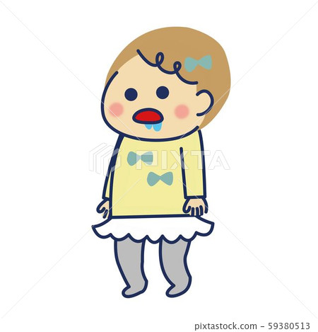 Toddler drool 1 facing left Toddler drool 1 facing left 59380513