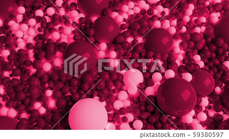 beautiful shiny red white balls of different colors and sizes completely cover the surface. Some beautiful shiny red white balls of different colors and sizes completely cover the surface. Some 59380597