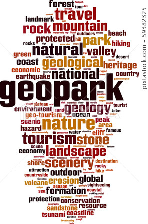 Geopark word cloud Geopark word cloud 59382325