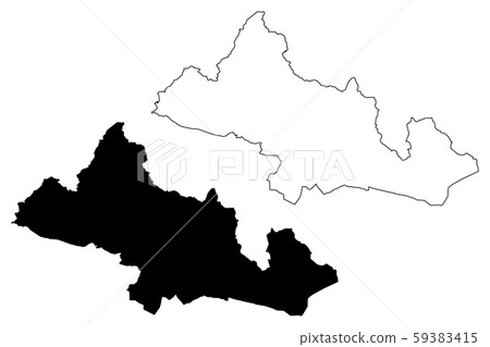 Kilis map vector.... - Stock Illustration [59383415] - PIXTA