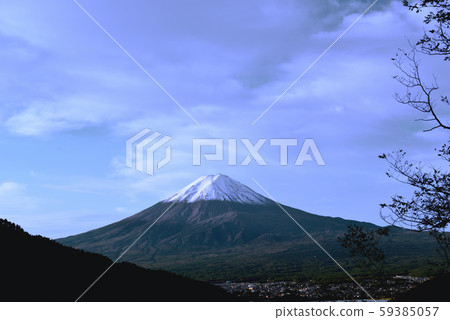 Dawn of Mt. Fuji from Tenka Teahouse Misaka Pass Dawn of Mt. Fuji from Tenka Teahouse Misaka Pass 59385057