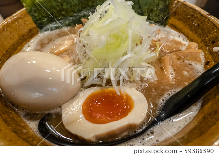 Tokyo Hanzomon ramen Imamura pork bone seafood ramen lunch topping Tokyo Hanzomon ramen Imamura pork bone seafood ramen lunch topping 59386390