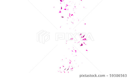 CG particles Triangle confetti spreading in strips CG particles Triangle confetti spreading in strips 59386563