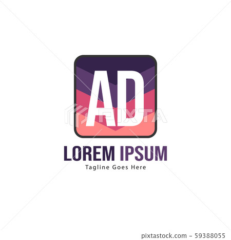 AD Letter Logo Design. Creative Modern AD Letters AD Letter Logo Design. Creative Modern AD Letters 59388055
