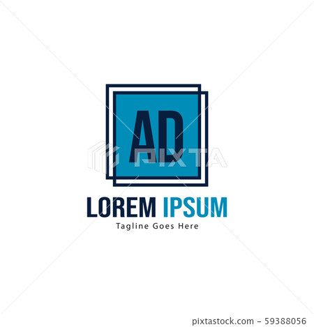 AD Letter Logo Design. Creative Modern AD Letters AD Letter Logo Design. Creative Modern AD Letters 59388056
