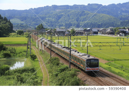 Musashino Line 205 series train traveling to Indonesia (21st train) Musashino Line 205 series train traveling to Indonesia (21st train) 59390408