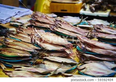 Dried fish 59392404