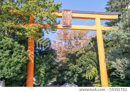 Kawagoe City Kawagoe Hikawa Shrine Otorii 59392782