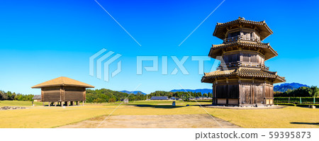 菊池城堡全景[熊本縣山形市] 59395873
