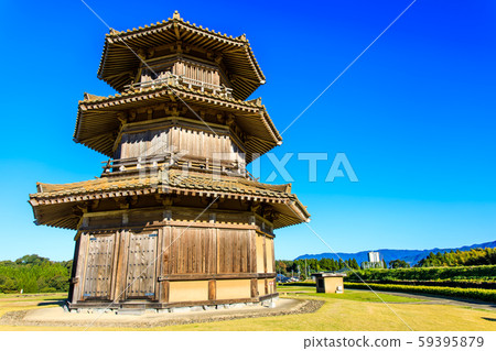 Kikuchi Castle Yamaga City Kumamoto Prefecture Stock Photo