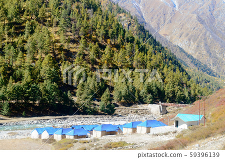 Landscape view of Baspa River Camp area in Chitkul Landscape view of Baspa River Camp area in Chitkul 59396139