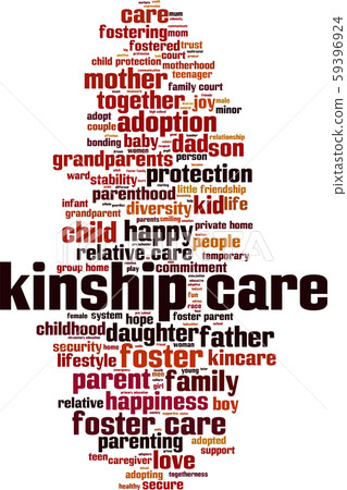 Kinship care word cloud 59396924