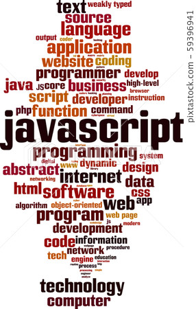 Javascript word cloud - Stock Illustration [59396941] - PIXTA