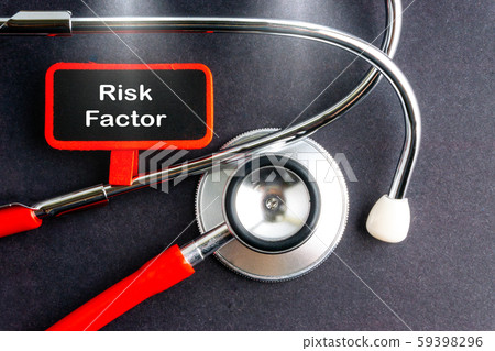 RISK FACTOR. Medicine concept. Blackboard with RISK FACTOR. Medicine concept. Blackboard with 59398296
