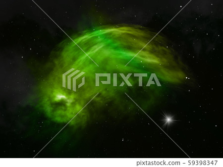 Small part of an infinite star field. 3D rendering 59398347