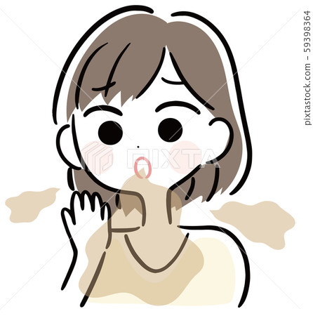 壞壞女性例證 59398364