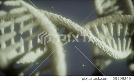 double helical structure of dna strand close-up 59399249