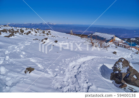 冬季長野縣從立志山頂至東北（淺間山） 59400138