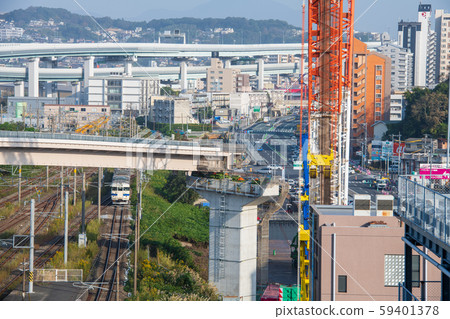 Kurosaki bypass extension construction work [Fukuoka] 59401378