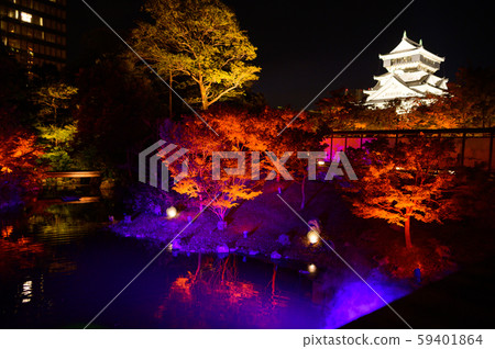 Autumn Kokura Castle Garden Night View [Fukuoka Prefecture] 59401864