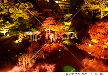 Autumn Kokura Castle Garden Night View [Fukuoka Prefecture] 59401865