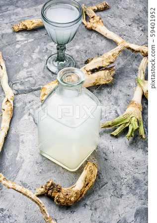 Alcoholic tincture on horseradish 59401952